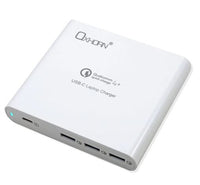 Oxhorn Multi-Functional USB Type C 87W Laptop Notebook Tablet Quick Charge 4 Port 1xUSB-C 3xUSB-A Power Adapter USB-C cable - Image 1