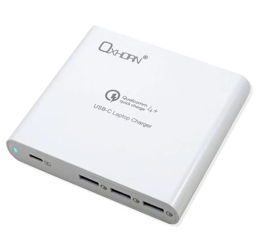 Oxhorn Multi-Functional USB Type C 87W Laptop Notebook Tablet Quick Charge 4 Port 1xUSB-C 3xUSB-A Power Adapter USB-C cable - Image 5