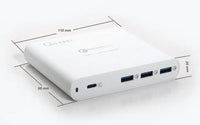 Oxhorn Multi-Functional USB Type C 87W Laptop Notebook Tablet Quick Charge 4 Port 1xUSB-C 3xUSB-A Power Adapter USB-C cable - Image 2