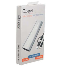 Oxhorn USB C 3.2 Gen 2 M.2 Enclosure NVMe NGFF (Dual Protocol) Support M key M.2 STAT M.2 NVMe SSD up to 4TB Macs Windows USB-C USB-A 2 YR WTY - Image 2