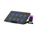 Rapoo Laptop Cooling Pad CF300, 8 High-Efficiency Cooling Fans , 7 Adjustable Angles, Multi-Functional & Versatile - Image 1