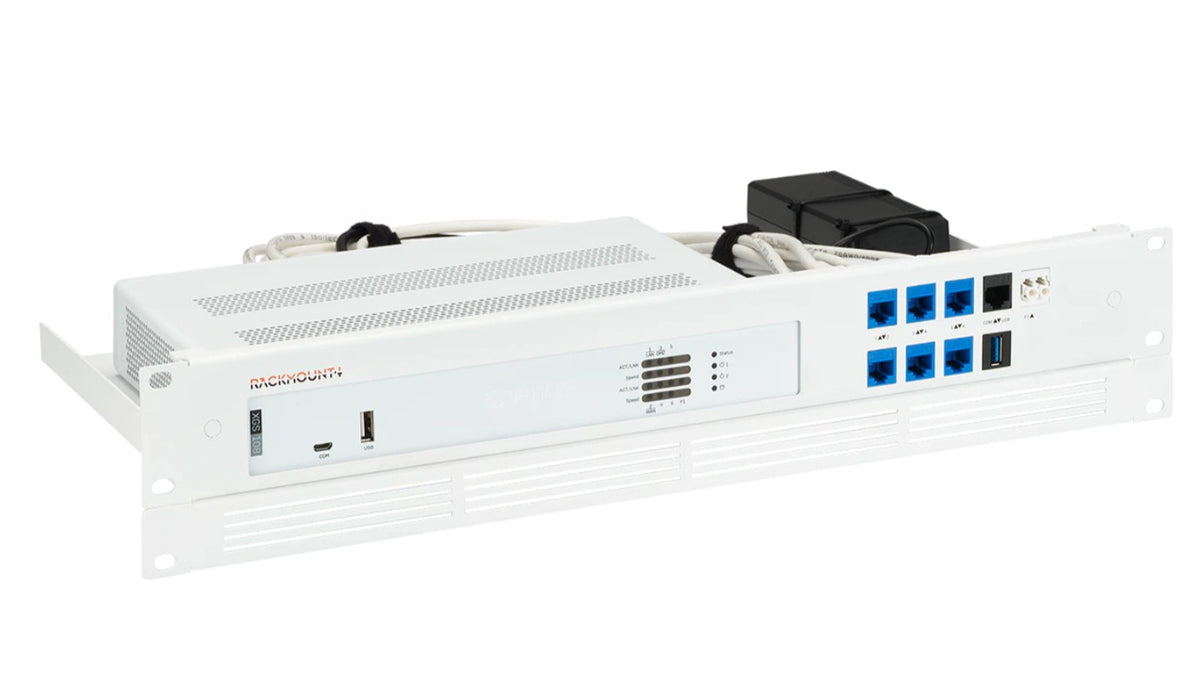 Rackmount.IT Rack Mount Sophos XGS 108, 1.3U, Signal White, 58 x 483 x 216 mm - Image 1
