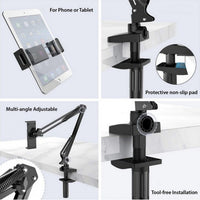 (LS)Simplecom CL516 Foldable Long Arm Stand Holder for Phone and Tablet (4"-11") - Image 3