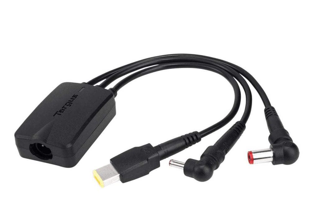 Targus 3-Way Active DC Charging Cable 3 Pin - Accommodates up to 3 different Power Tips/SecureFix clips for Semi-Permanent (LS) - Image 1