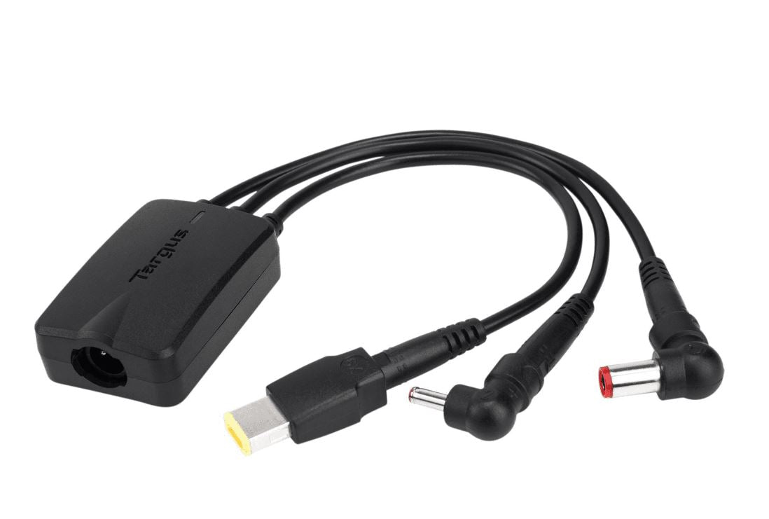 Targus 3-Way Active DC Charging Cable 3 Pin - Accommodates up to 3 different Power Tips/SecureFix clips for Semi-Permanent (LS) - Image 2