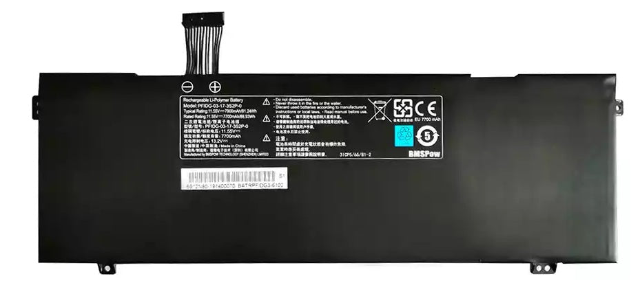Battery 6cell 11.55V 7900mAh 91.24Wh  for Leader SC568,SC572,SC573,SC574,SC519,SC521 - Image 1
