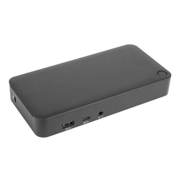 Targus Universal USB-C Dual Video 4K Docking Station with 65W Power Delivery Support 1x5K or 2x4K UHD@60Hz 2xHDMI2.0 USB-C 3xUSB-A GLAN Audio Combo - Image 1