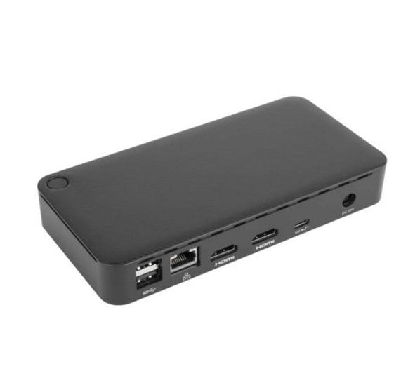 Targus Universal USB-C Dual Video 4K Docking Station with 65W Power Delivery Support 1x5K or 2x4K UHD@60Hz 2xHDMI2.0 USB-C 3xUSB-A GLAN Audio Combo - Image 3