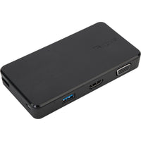 Targus USB 3.0 & USB-C Dual Travel Dock Connects 2 monitors, 1x HDMI 1x VGA, Supports Projectors and HDTVs, PCs, Macs, and Android Devices - Image 1