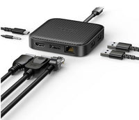 Targus HyperDrive USB4 Mobile Dock USB-C 100W PD Passthrough 8K@30Hz 4K@60Hz 1xDP1.4 1xHDMI2.1  2xUSB-A 1xUSB-C 1xUSB4 Black 2Y WTY - Image 4