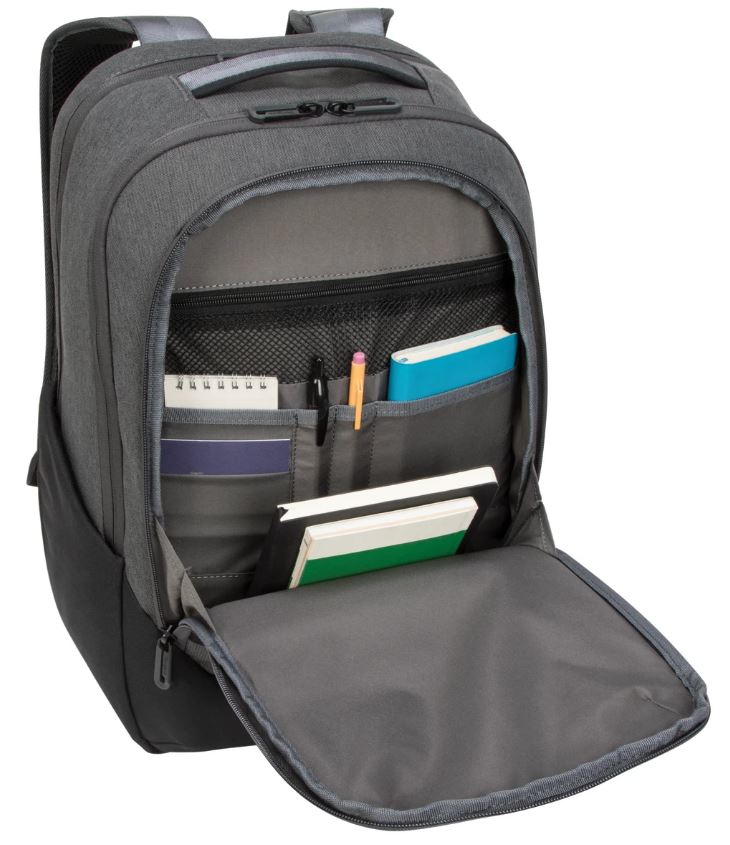 Targus 15.6" 20L Cypress EcoSmart Large Backpack Laptop Notebook Tablet - Up to 15.6", Made with 26 Recycled Water Bottles Grey - Image 3