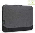 Targus 13-14" Cypress EcoSmart Sleeve Bag  for Laptop Notebook Tablet - Fits 13" 13.3" 14", Made with 3 Recycled Water Bottles - Grey - Image 1