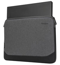 Targus 13-14" Cypress EcoSmart Sleeve Bag  for Laptop Notebook Tablet - Fits 13" 13.3" 14", Made with 3 Recycled Water Bottles - Grey - Image 2