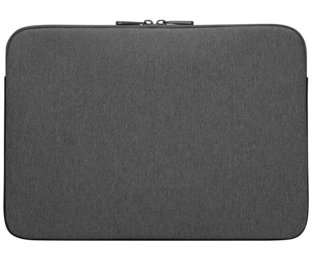 Targus 13-14" Cypress EcoSmart Sleeve Bag  for Laptop Notebook Tablet - Fits 13" 13.3" 14", Made with 3 Recycled Water Bottles - Grey - Image 3