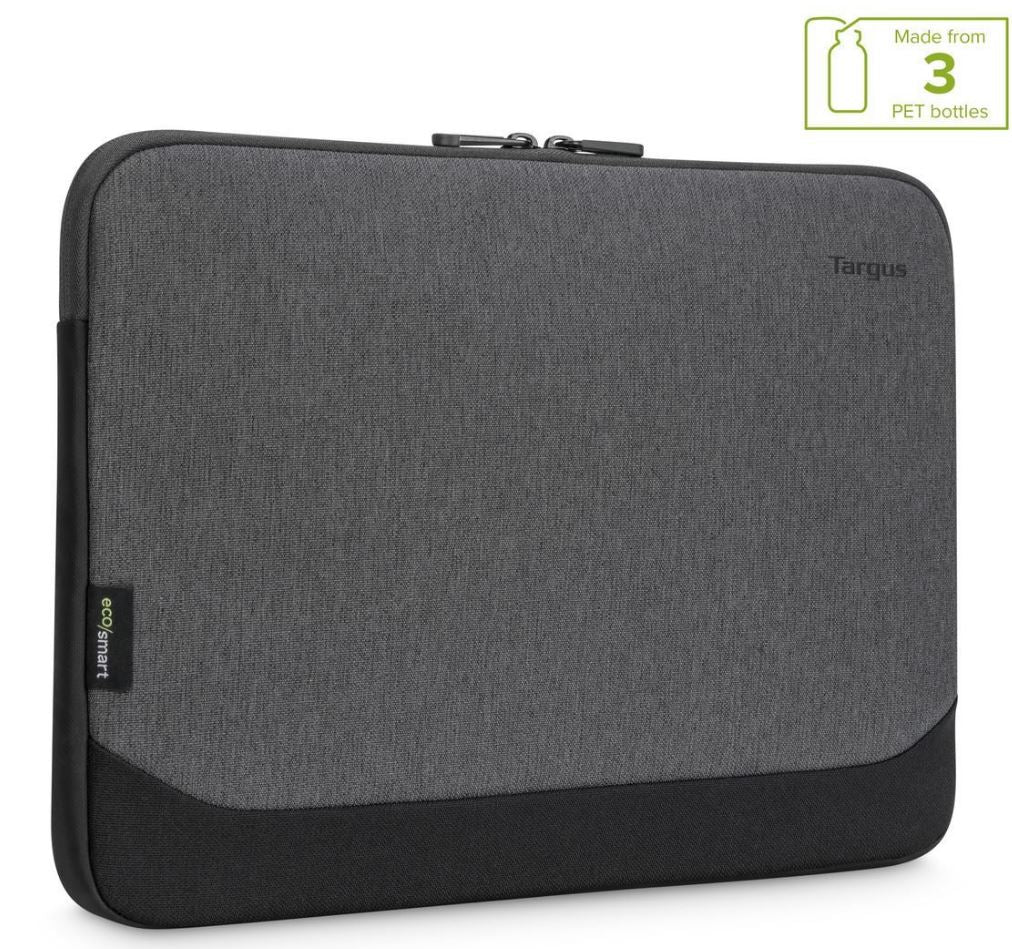 Targus 13-14" Cypress EcoSmart Sleeve Bag  for Laptop Notebook Tablet - Fits 13" 13.3" 14", Made with 3 Recycled Water Bottles - Grey - Image 5