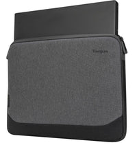 Targus 15.6" -16" Cypress EcoSmart Sleeve for Laptop Notebook Tablet - Up to 15.6", Made with 5 Recycled Plastic Water Bottles - Grey - Image 2
