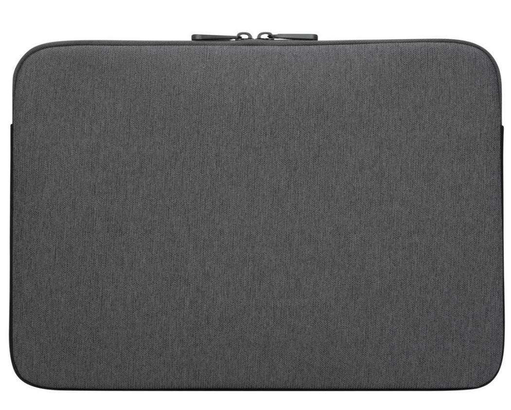 Targus 15.6" -16" Cypress EcoSmart Sleeve for Laptop Notebook Tablet - Up to 15.6", Made with 5 Recycled Plastic Water Bottles - Grey - Image 3
