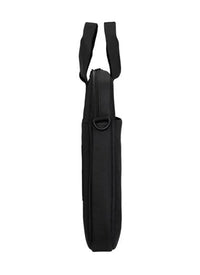 Targus 13-14" Intellect® Slim Briefcase Zippered padded front pocket Removable adjustable shoulder strap carry handles water-resistant fabric Black - Image 3
