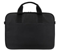 Targus 13-14" Intellect® Slim Briefcase Zippered padded front pocket Removable adjustable shoulder strap carry handles water-resistant fabric Black - Image 4