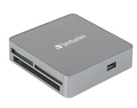 Verbatim USB 2.0 All- in-1 Card Reader / Hub including SD, SDHC, SDXC, microSD, microSDHC, microSDXC, CF-1, Memory Stick, and MS-Pro Duo - Image 2