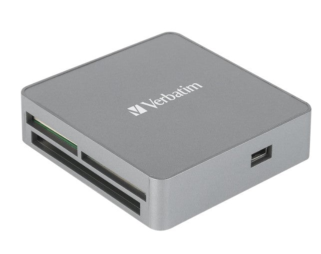 Verbatim USB 2.0 All- in-1 Card Reader / Hub including SD, SDHC, SDXC, microSD, microSDHC, microSDXC, CF-1, Memory Stick, and MS-Pro Duo - Image 1