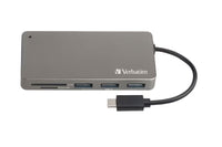 Verbatim USB-C 3.2 Gen 1 Type C Hub / SD, SDHC, SDXC, microSD, microSDHC, and microSDXC Card Reader - Image 1