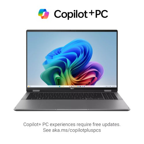 ASUS VivoBook 16 Flip 16" Notebook Intel Core Ultra 7 258V DDR5X 32GB 1TB SSD Grey Win 11 Pro Copilot+ PC 1Y Warranty - Image 5