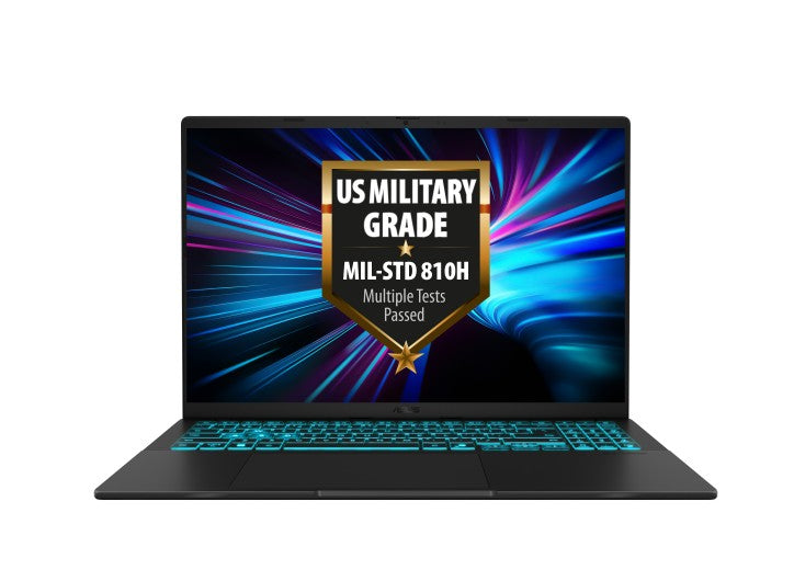 (Special Buy) ASUS VivoBook V16 16" WUXGA Notebook, Intel Core 7 240H, DDR5 16GB, 1TB, RTX 5050 8GB GDDR7, Black, Win 11 Pro, 1.95kg, 1Y Warranty
