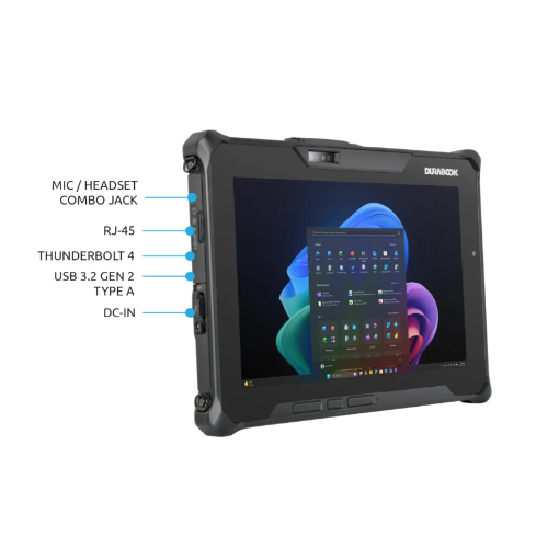 DURABOOK R10 (New Copilot+ PC) Basic – 10.1″ WUXGA Sunlight-Readable Touchscreen, Intel Core Ultra 5, 16GB RAM, 256GB SSD, Windows 11 Pro, Wi-Fi 7 - Image 2
