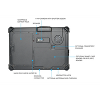 DURABOOK R10 (New Copilot+ PC) Basic – 10.1″ WUXGA Sunlight-Readable Touchscreen, Intel Core Ultra 5, 16GB RAM, 256GB SSD, Windows 11 Pro, Wi-Fi 7 - Image 3