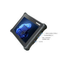 DURABOOK R8, 8" FHD, Intel® Core™ i5-1230U, Windows 11, 8GB RAM, 256GB PCIe SSD,Wi-Fi 6E, Bluetooth v5.3, 2MP Front Camera, 3 year Warranty - Image 3