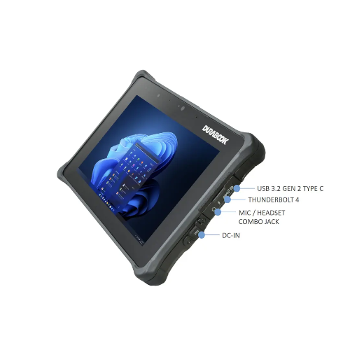 DURABOOK R8, 8" FHD, Intel® Core™ i5-1230U, Windows 11, 8GB RAM, 256GB PCIe SSD,Wi-Fi 6E, Bluetooth v5.3, 2MP Front Camera, 3 year Warranty - Image 3