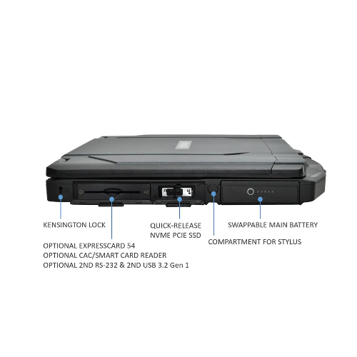 DURABOOK S14I, 14" FHD, Intel® Core™ Ultra 5 125U, Windows 11, 16GB RAM, 256GB PCIe SSD,Wi-Fi 7, Bluetooth v5.4, 2MP Front Camera, 3 year Warranty - Image 4