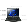 DURABOOK S15, 15" FHD, Intel® Core™ i5-1235U, Windows 11, 16GB RAM, 1TB PCIe SSD,Wi-Fi 6E, Bluetooth v5.3, - 1000 NIT DAYLIGHT , 3 year Warranty - Image 1