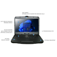 DURABOOK S15, 15" FHD, Intel® Core™ i5-1235U, Windows 11, 16GB RAM, 1TB PCIe SSD,Wi-Fi 6E, Bluetooth v5.3, - 1000 NIT DAYLIGHT , 3 year Warranty - Image 1