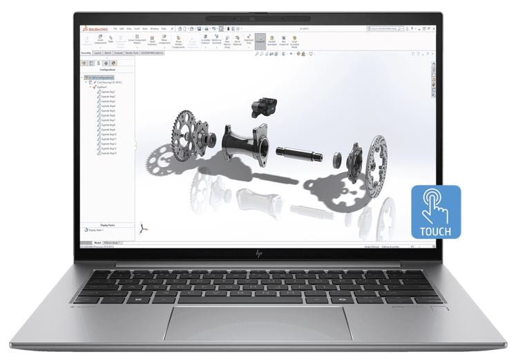 HP ZBook FireFly G11 14" WUXGA TOUCH Intel AI U7-155H 16GB DDR5 512GB SSD WIN 11 PRO RTX A500 Thunderbolt Fingerprint 3yrs OS 1.4kg Mobile Workstation - Image 1