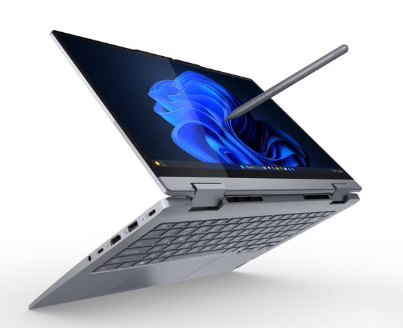 LENOVO ThinkBook 14 Yoga 2-in-1 G5 14" WUXGA TOUCH Intel U7-255U 32GB DDR5 512GB SSD Windows 11 PRO Intel GPU Thunderbolt Fingerprint 1YR OS 1.6kg - Image 1