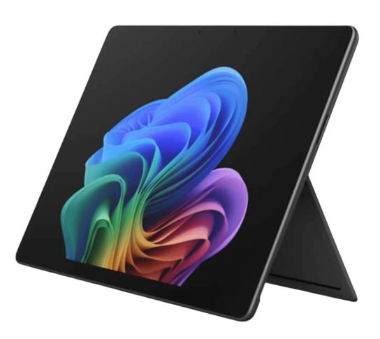 Microsoft Surface Pro 12 13" Touch Copilot+ Intel Core Ultra 7-366H 16GB 256GB SSD WIN11P USB-C Thunderbolt WIFI7 BT Camera Black 2YR WTY -EU required - Image 1
