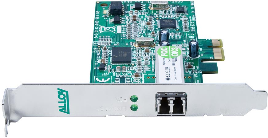 Alloy AN1000ELC  PCI-E 1000Mb Multimode (LC) Fibre Network Adapter. 2Km - Image 3