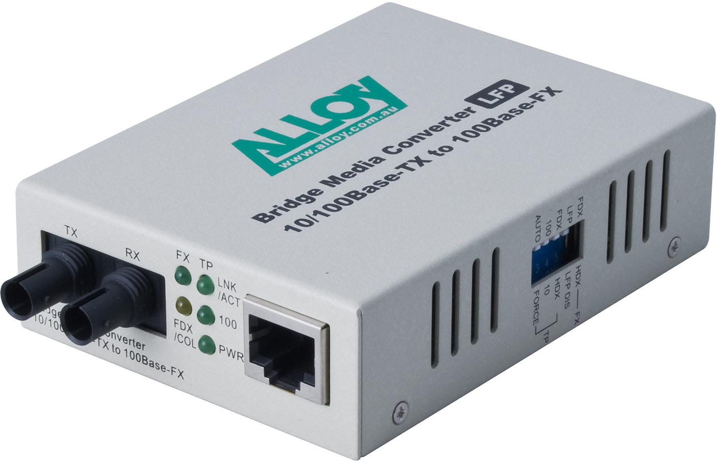 Alloy FCR200STR  10/100Base-TX to 100Base-FX Multimode Fibre (STR) Converter with LFP via FEF or FM. 2Km - Image 4