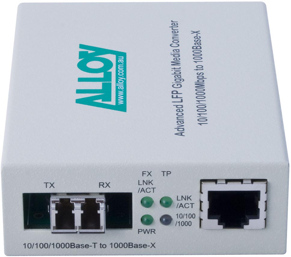 Alloy GCR2000LC.10 Gigabit Standalone/Rackmount Media Converter - Image 2