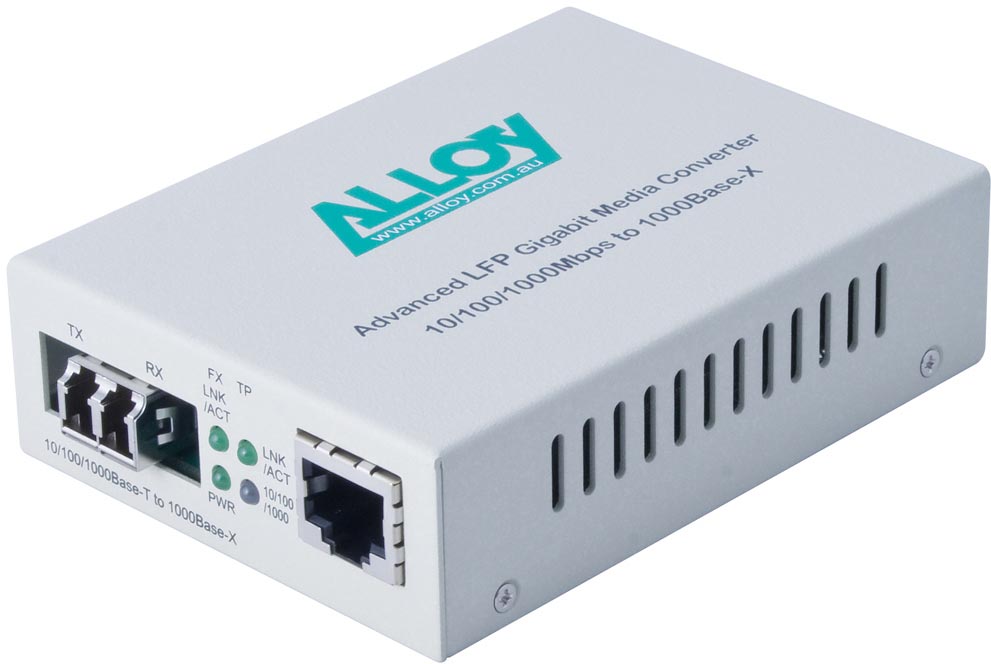Alloy GCR2000LC.10 Gigabit Standalone/Rackmount Media Converter - Image 1