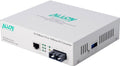 Alloy POE200SC PoE PSE Fast Ethernet Media Converter, has a 10/100Mbps PoE RJ-45 port and a SC terminated multimode fibre port - Image 1