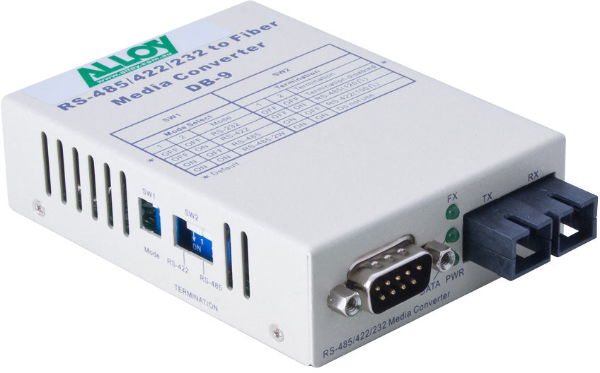 Alloy SCR460SC-3 RS-232/422/485 Serial DB-9 to Single Mode Fibre Converter. Max. range 20Km - Image 4