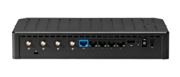 Cradlepoint E100 Enterprise Branch Router, 5G, Firewall, 4x SMA connectors 5x GbE Ethernet Ports, Dual Band Wi-Fi 5, 3-Year NetCloud Advanced Plan