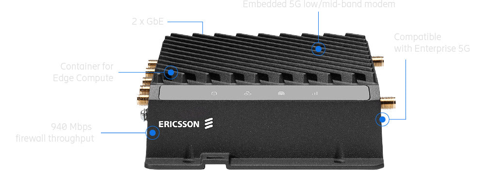 Cradlepoint R980 5G Mobile Ruggedized Router, Advanced Plan, 5G & Cat 19 LTE, 2x GbE Ports, Dual SIM, 1xUSB2.0, 940 Mbps,5G SASE,3Year NetCloud - Image 4