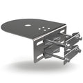 PANORAMA SAB-309 – Wall / Mast Mounting Bracket for LP[G]MM range antennas. - Image 1