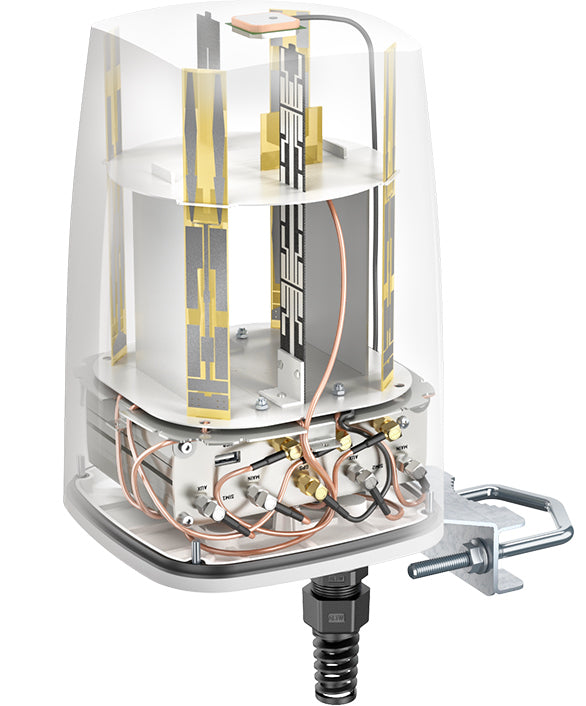 QuSpot LTE IP67 Omni Antenna Enclosure for Teltonika RUTX12 - LTE + GPS + WiFi + Bluetooth - Image 2