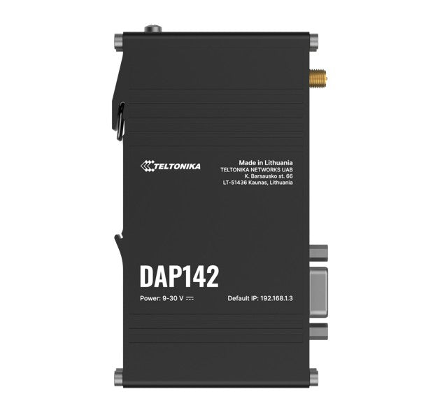 Teltonika DAP142 Industrial Access Point with RS232 & Dual RJ45, Seamless Mesh Wi-Fi 4, Passive PoE & DIN-rail Ready, PSU excluded - Image 5