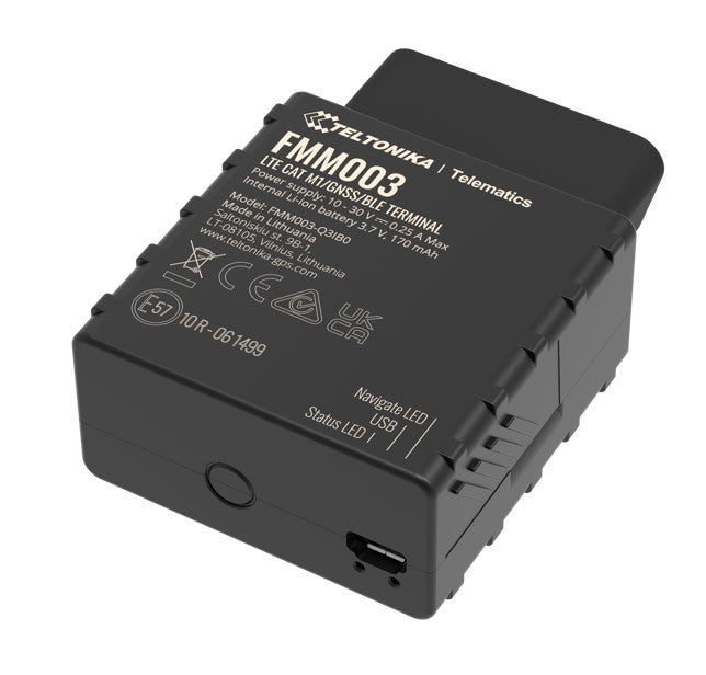 Teltonika FMM003 LTE CAT M1 Tracker with Advanced OBD OEM Data Reading for Global Coverage - Image 2